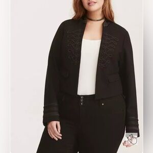 Torrid Elegant Black Women's Jacket EUC
